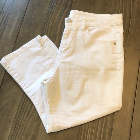 Denim - White Jean Capris